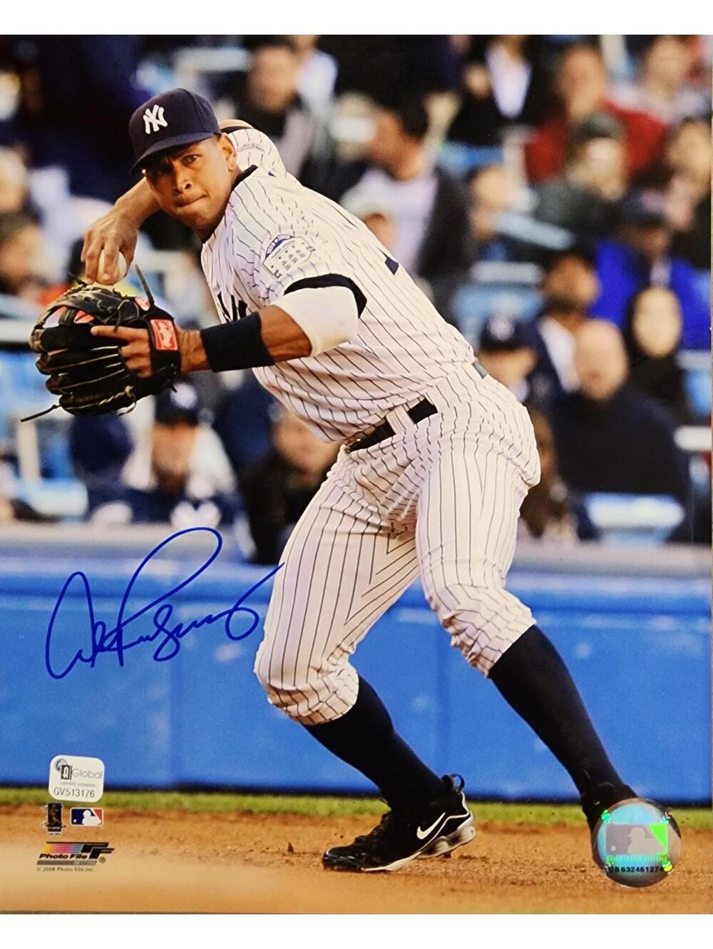 Alex Rodriguez A-Rod Signed 8x10 Photo New York Yankees COA